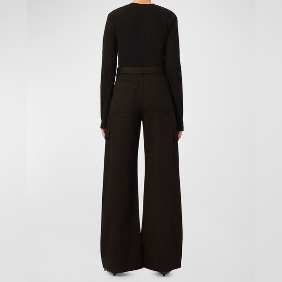 DL1961 Zoie Wide-Leg Relaxed Vintage Black Cargo Y2K Inspired Jeans Size 26 NWT - Picture 5 of 9